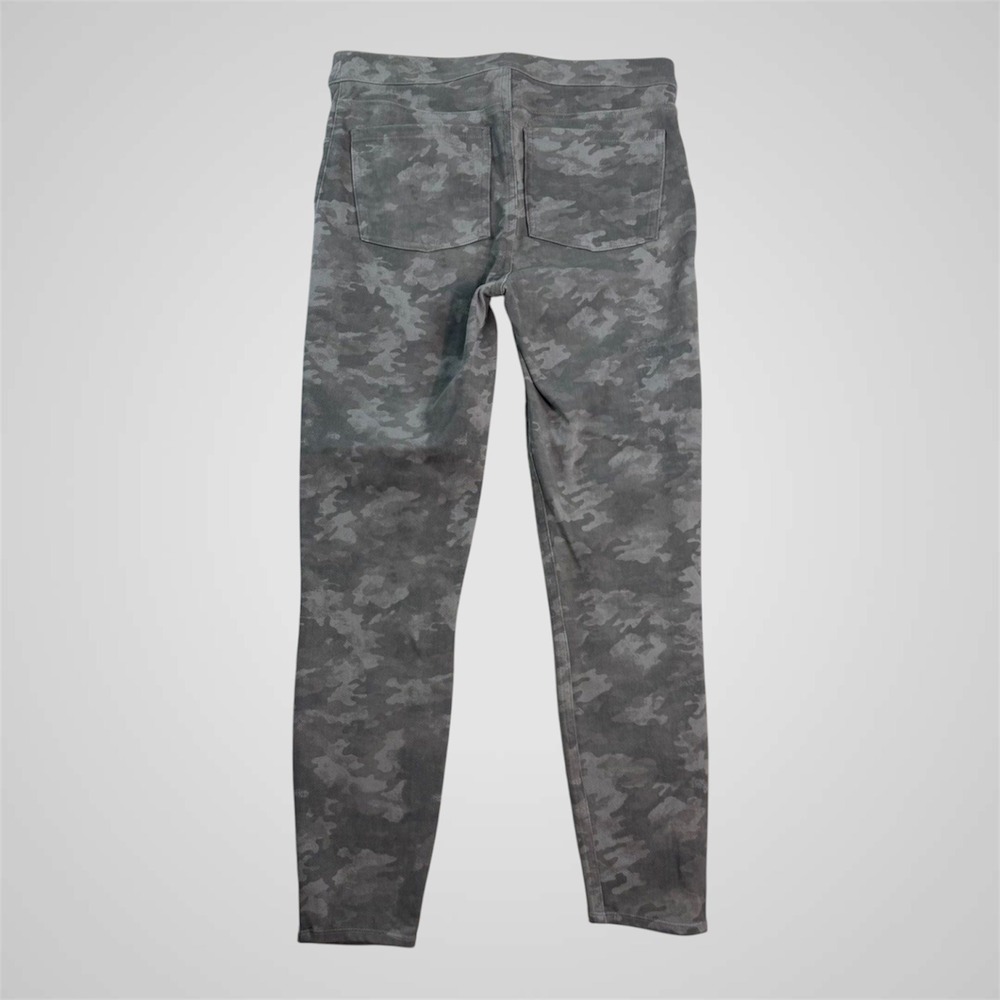 Spanx Womens Gray Camo Jean-ish Ankle Leggings High Waist Pull On 20018R Large - Picture 5 of 15